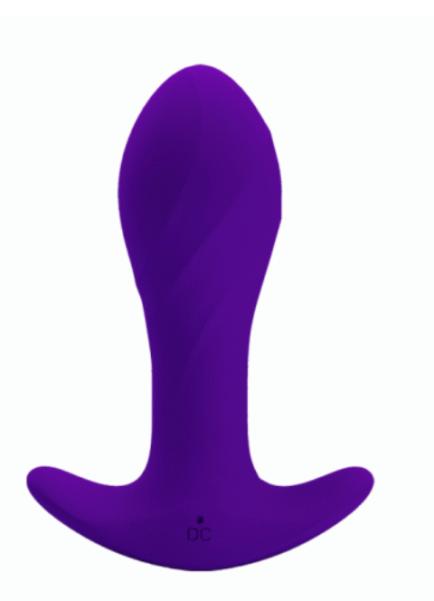 Plug Anal con Vibración  Roxo